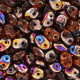 SuperDuo Beads 2.5x5mm Smokey Topaz - Sliperit